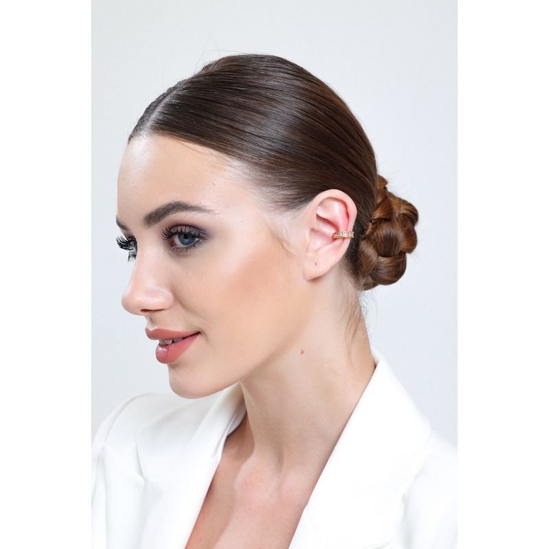 Fashion, accesorii si bijuterii - Femei - Bijuterii femei - Cercei femei - Cercei Heliophilia, alamă, auriu, 511AUR1108 - Infinity.ro