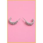 Fashion, accesorii si bijuterii - Femei - Bijuterii femei - Cercei femei - Cercei Heliophilia, alamă, argintiu, 511AUR1130 - Infinity.ro