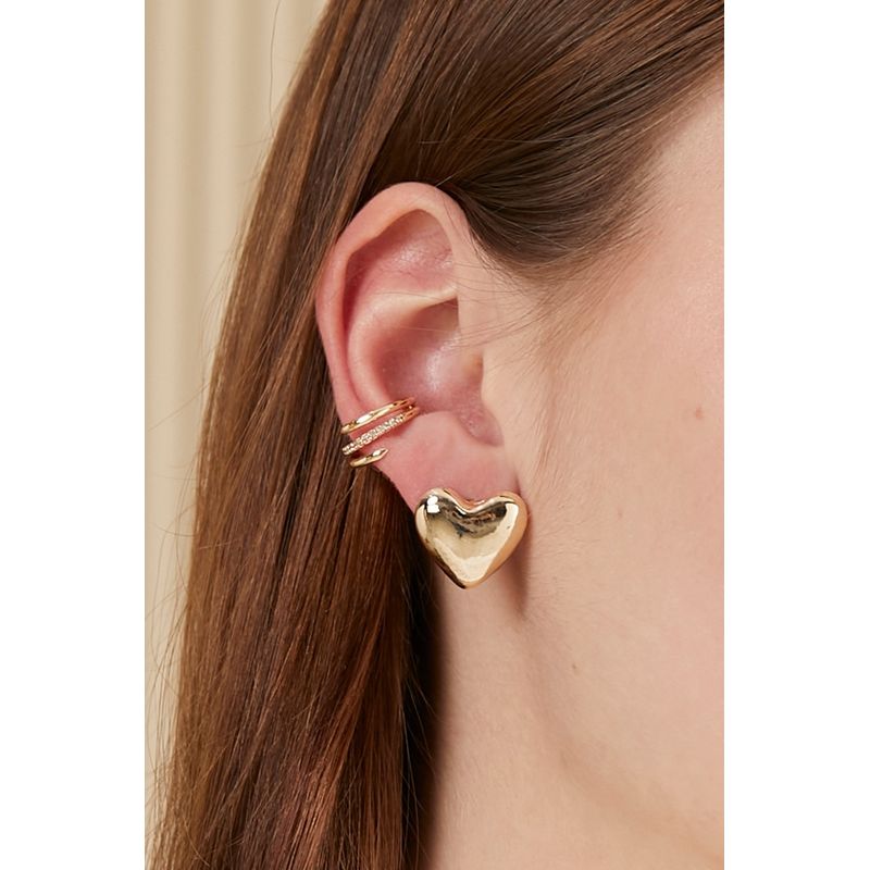 Fashion, accesorii si bijuterii - Femei - Bijuterii femei - Cercei femei - Cercei Heliophilia, alamă, auriu, 511AUR1421 - Infinity.ro