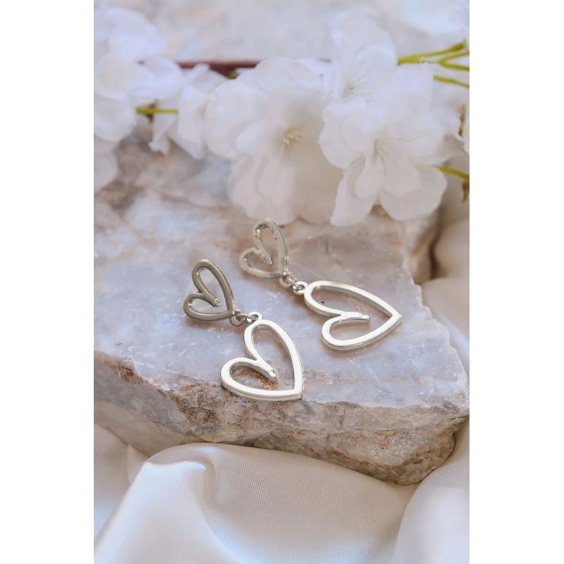Fashion, accesorii si bijuterii - Femei - Bijuterii femei - Cercei femei - Cercei Heliophilia, alamă, argintiu, 511AUR1774 - Infinity.ro