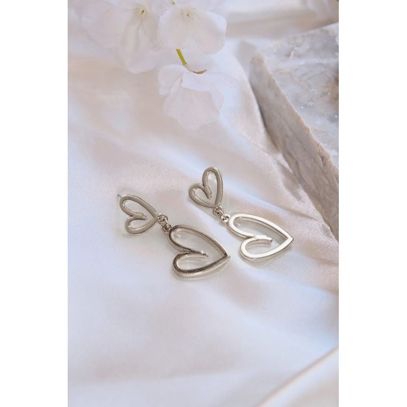 Fashion, accesorii si bijuterii - Femei - Bijuterii femei - Cercei femei - Cercei Heliophilia, alamă, argintiu, 511AUR1774 - Infinity.ro