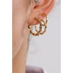 Fashion, accesorii si bijuterii - Femei - Bijuterii femei - Cercei femei - Cercei Heliophilia, alamă, auriu, 511AUR1212 - Infinity.ro