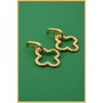 Fashion, accesorii si bijuterii - Femei - Bijuterii femei - Cercei femei - Cercei Heliophilia, alamă, 2.3 cm, auriu, 511AUR1165 - Infinity.ro