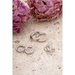 Fashion, accesorii si bijuterii - Femei - Bijuterii femei - Cercei femei - Cercei Heliophilia, alamă, argintiu, 511AUR1170 - Infinity.ro
