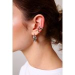 Fashion, accesorii si bijuterii - Femei - Bijuterii femei - Cercei femei - Cercei Heliophilia, alamă, 1.4 cm, argintiu, 511AUR1325 - Infinity.ro