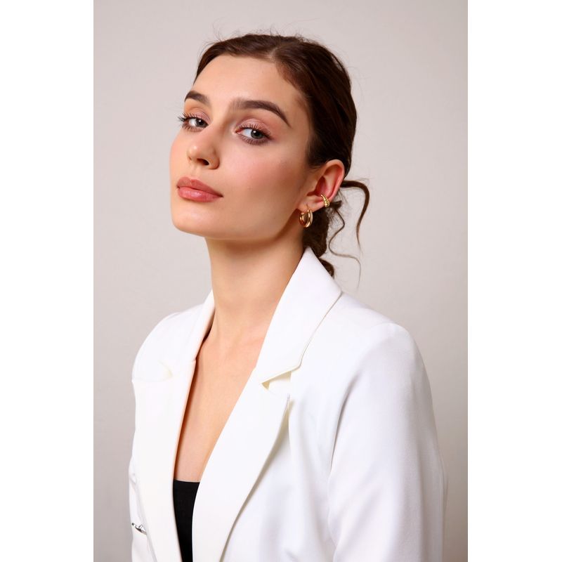 Fashion, accesorii si bijuterii - Femei - Bijuterii femei - Cercei femei - Cercei Heliophilia, alamă, auriu, 511AUR1286 - Infinity.ro