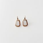 Fashion, accesorii si bijuterii - Femei - Bijuterii femei - Cercei femei - Cercei oțel Heliophilia, oțel inoxidabil, auriu/alb, 426OPL1296 - Infinity.ro