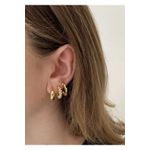 Fashion, accesorii si bijuterii - Femei - Bijuterii femei - Cercei femei - Cercei Heliophilia, alamă, auriu, 600KNS1137 - Infinity.ro