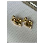 Fashion, accesorii si bijuterii - Femei - Bijuterii femei - Cercei femei - Cercei Heliophilia, alamă, auriu, 600KNS2141 - Infinity.ro