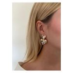 Fashion, accesorii si bijuterii - Femei - Bijuterii femei - Cercei femei - Cercei Heliophilia, alamă, auriu, 600KNS2141 - Infinity.ro