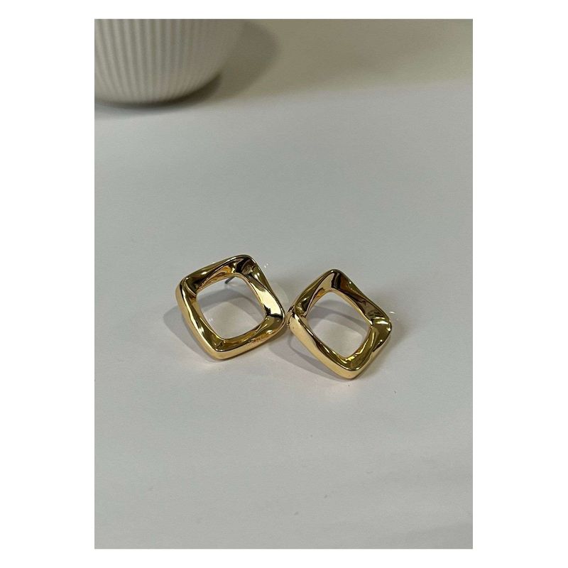 Fashion, accesorii si bijuterii - Femei - Bijuterii femei - Cercei femei - Cercei Heliophilia, alamă, auriu, 600KNS1133 - Infinity.ro