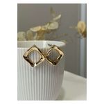 Fashion, accesorii si bijuterii - Femei - Bijuterii femei - Cercei femei - Cercei Heliophilia, alamă, auriu, 600KNS1133 - Infinity.ro