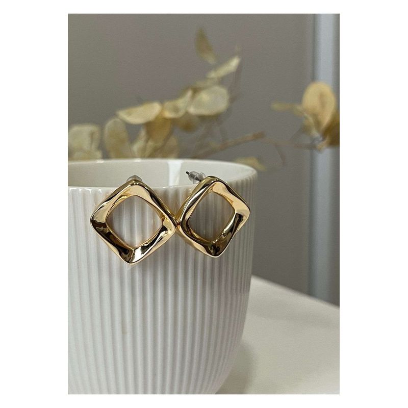 Fashion, accesorii si bijuterii - Femei - Bijuterii femei - Cercei femei - Cercei Heliophilia, alamă, auriu, 600KNS1133 - Infinity.ro