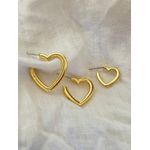 Fashion, accesorii si bijuterii - Femei - Bijuterii femei - Cercei femei - Cercei Heliophilia, alamă, 2.8 cm, auriu, 511AUR1313 - Infinity.ro
