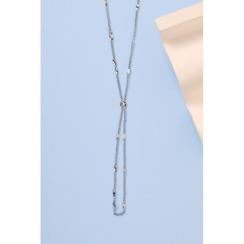 Fashion, accesorii si bijuterii - Femei - Bijuterii femei - Coliere femei - Lanț metal Heliophilia, metal, argintiu, 410ELK1798 - Infinity.ro