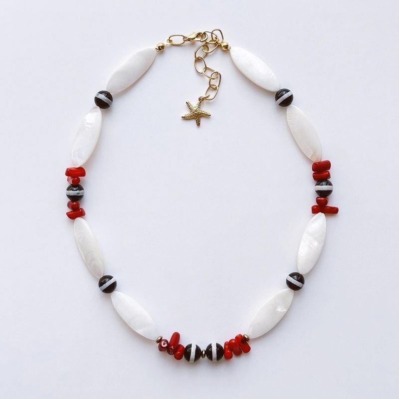 Fashion, accesorii si bijuterii - Femei - Bijuterii femei - Coliere femei - Colier Heliophilia, oțel inoxidabil, 36 cm, multicolor, 333ORN1140 - Infinity.ro