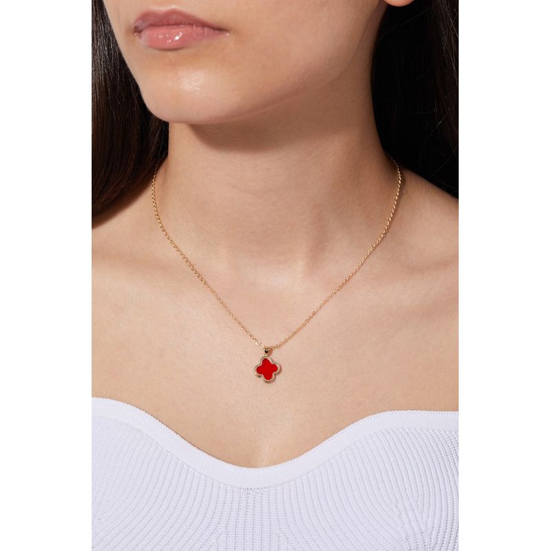 Fashion, accesorii si bijuterii - Femei - Bijuterii femei - Coliere femei - Set colier/cercei metal Heliophilia, metal, auriu, 410ELK1596 - Infinity.ro