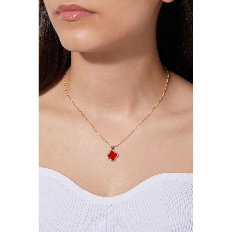 Fashion, accesorii si bijuterii - Femei - Bijuterii femei - Coliere femei - Set colier/inel metal Heliophilia, metal, auriu, 410ELK1532 - Infinity.ro