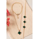 Fashion, accesorii si bijuterii - Femei - Bijuterii femei - Coliere femei - Set colier/brățară metal Heliophilia, metal, auriu, 410ELK1520 - Infinity.ro