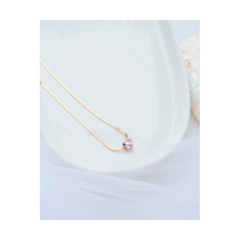 Fashion, accesorii si bijuterii - Femei - Bijuterii femei - Coliere femei - Colier Heliophilia, alamă, 45 cm, auriu, 511AUR1594 - Infinity.ro