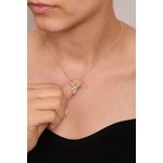 Fashion, accesorii si bijuterii - Femei - Bijuterii femei - Coliere femei - Colier metal Heliophilia, metal, alb, 410ELK1779 - Infinity.ro