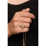 Fashion, accesorii si bijuterii - Femei - Bijuterii femei - Coliere femei - Colier metal Heliophilia, metal, alb, 410ELK1779 - Infinity.ro