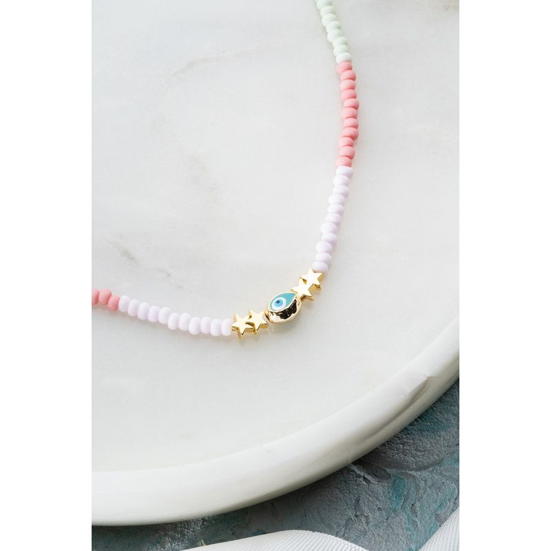 Fashion, accesorii si bijuterii - Femei - Bijuterii femei - Coliere femei - Colier Heliophilia, metal, multicolor, 906BRN1120 - Infinity.ro