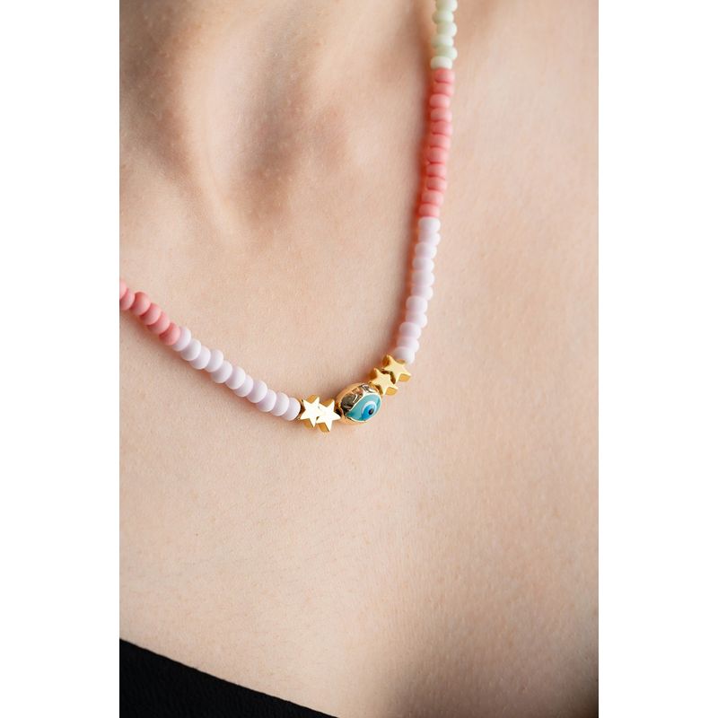 Fashion, accesorii si bijuterii - Femei - Bijuterii femei - Coliere femei - Colier Heliophilia, metal, multicolor, 906BRN1120 - Infinity.ro