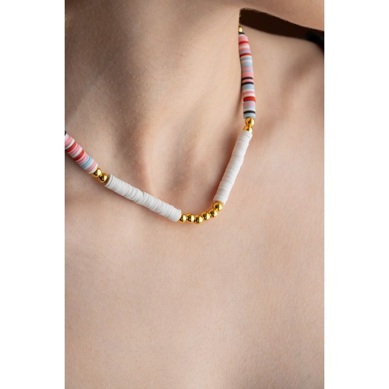 Fashion, accesorii si bijuterii - Femei - Bijuterii femei - Coliere femei - Colier Heliophilia, metal, multicolor, 906BRN1114 - Infinity.ro