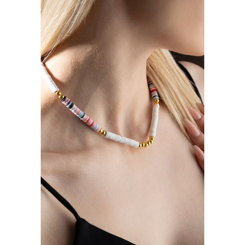 Fashion, accesorii si bijuterii - Femei - Bijuterii femei - Coliere femei - Colier Heliophilia, metal, multicolor, 906BRN1114 - Infinity.ro