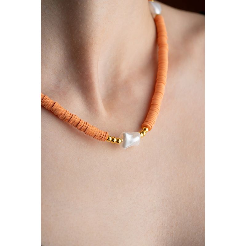 Fashion, accesorii si bijuterii - Femei - Bijuterii femei - Coliere femei - Colier Heliophilia, metal, multicolor, 906BRN1118 - Infinity.ro
