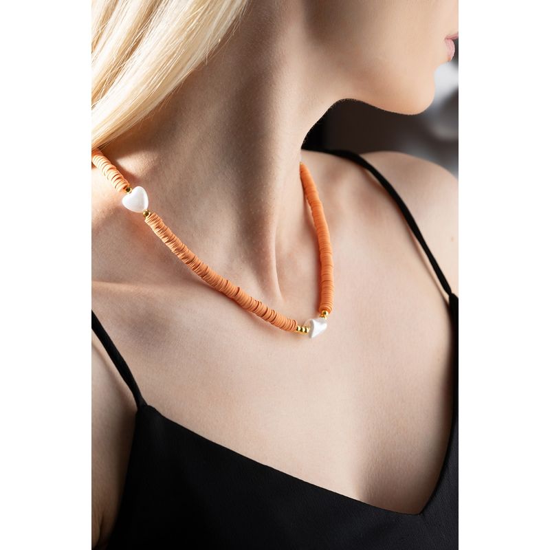 Fashion, accesorii si bijuterii - Femei - Bijuterii femei - Coliere femei - Colier Heliophilia, metal, multicolor, 906BRN1118 - Infinity.ro