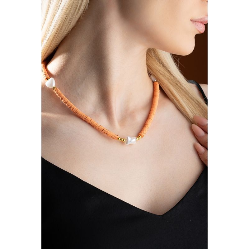 Fashion, accesorii si bijuterii - Femei - Bijuterii femei - Coliere femei - Colier Heliophilia, metal, multicolor, 906BRN1118 - Infinity.ro