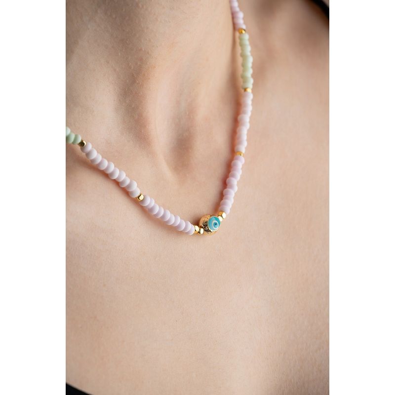 Fashion, accesorii si bijuterii - Femei - Bijuterii femei - Coliere femei - Colier Heliophilia, metal, multicolor, 906BRN1102 - Infinity.ro