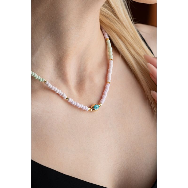 Fashion, accesorii si bijuterii - Femei - Bijuterii femei - Coliere femei - Colier Heliophilia, metal, multicolor, 906BRN1102 - Infinity.ro