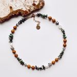 Fashion, accesorii si bijuterii - Femei - Bijuterii femei - Coliere femei - Colier oțel Heliophilia, oțel inoxidabil, 36 cm, multicolor, 333ORN1149 - Infinity.ro