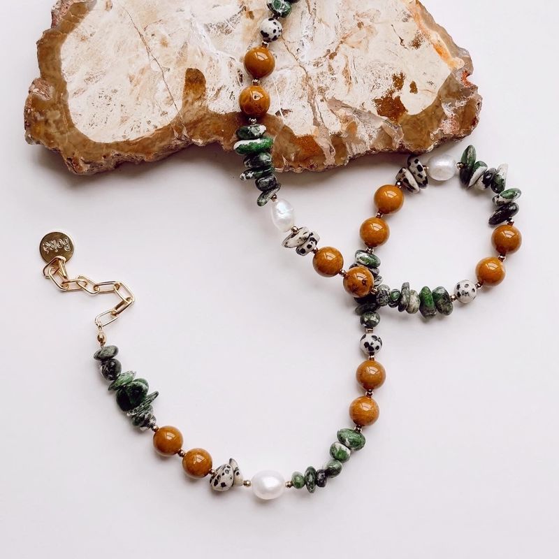 Fashion, accesorii si bijuterii - Femei - Bijuterii femei - Coliere femei - Colier oțel Heliophilia, oțel inoxidabil, 36 cm, multicolor, 333ORN1149 - Infinity.ro