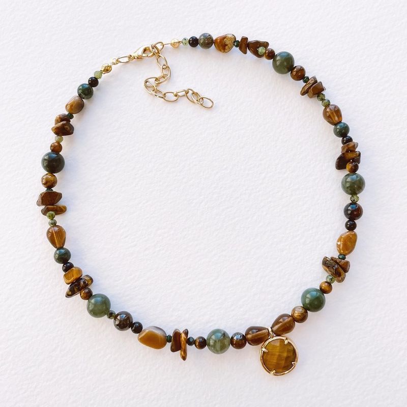 Fashion, accesorii si bijuterii - Femei - Bijuterii femei - Coliere femei - Colier oțel Heliophilia, oțel inoxidabil, 36 cm, multicolor, 333ORN1146 - Infinity.ro