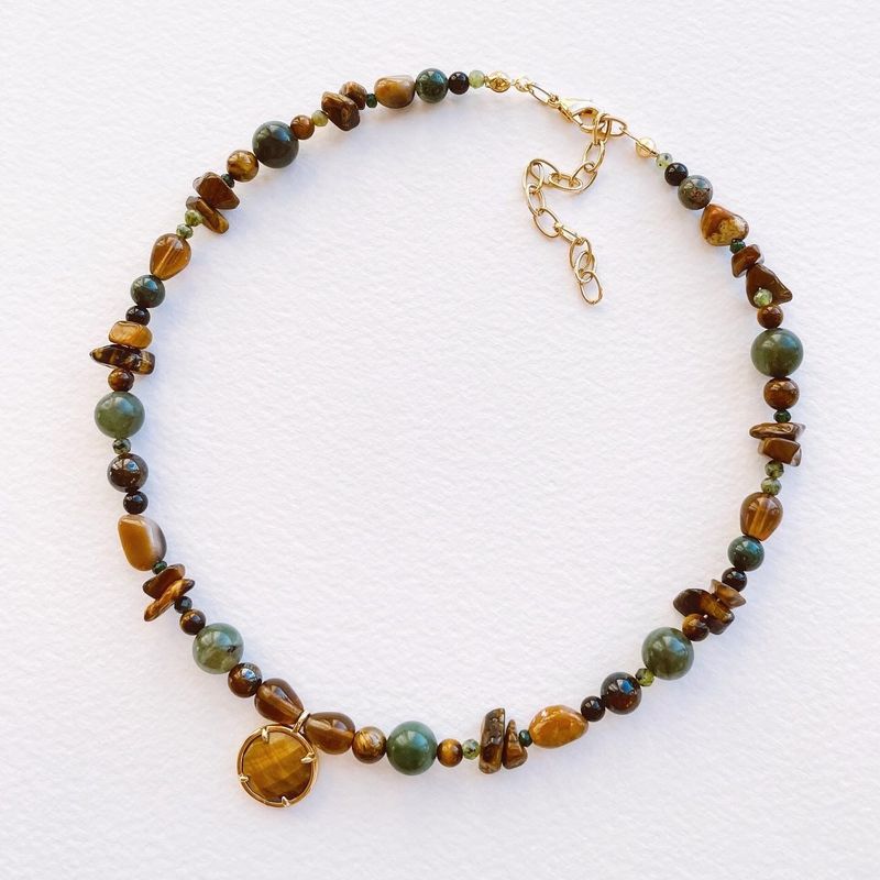 Fashion, accesorii si bijuterii - Femei - Bijuterii femei - Coliere femei - Colier oțel Heliophilia, oțel inoxidabil, 36 cm, multicolor, 333ORN1146 - Infinity.ro