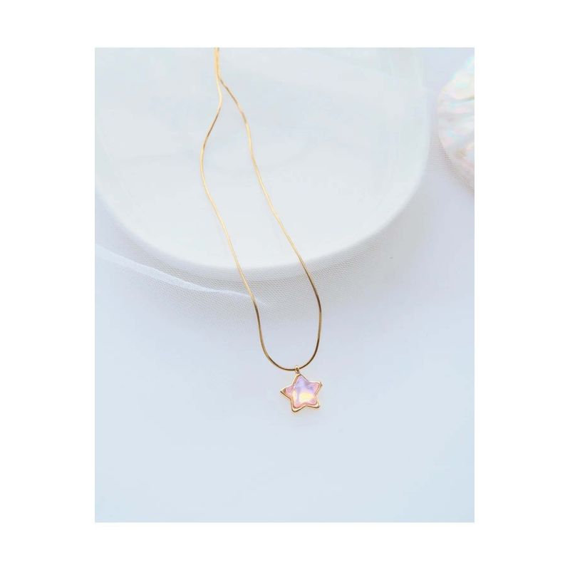 Fashion, accesorii si bijuterii - Femei - Bijuterii femei - Coliere femei - Colier Heliophilia, alamă, 45 cm, auriu, 511AUR1599 - Infinity.ro