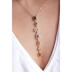 Fashion, accesorii si bijuterii - Femei - Bijuterii femei - Coliere femei - Colier Heliophilia, oțel, 45 cm, auriu, 511AUR1615 - Infinity.ro