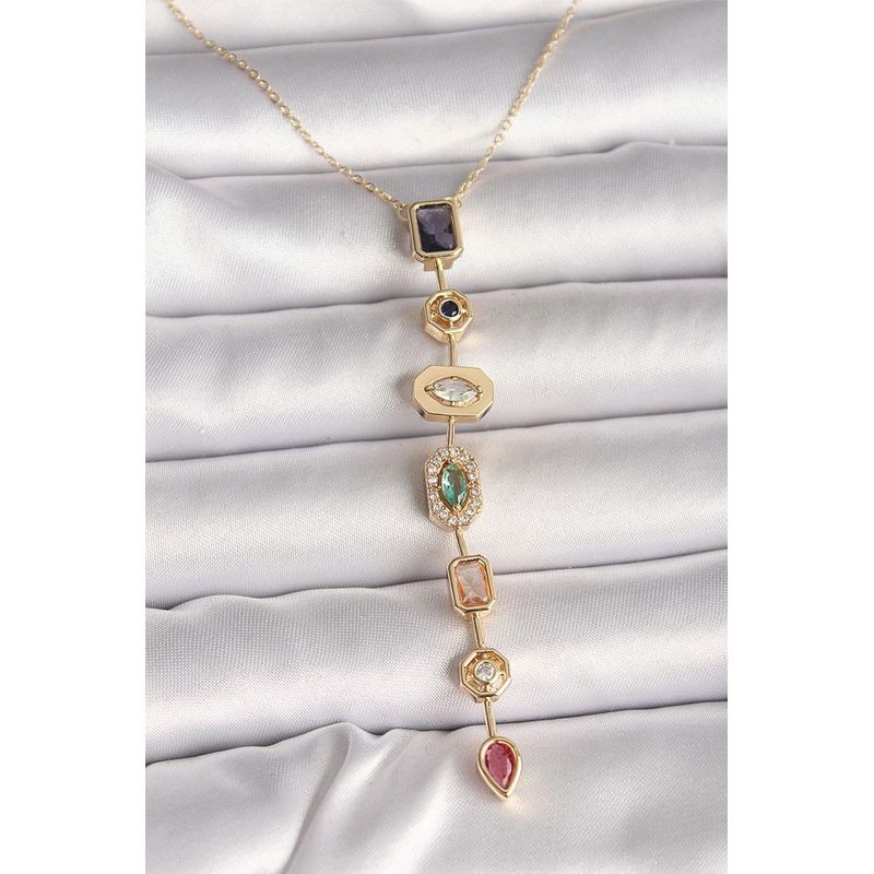 Fashion, accesorii si bijuterii - Femei - Bijuterii femei - Coliere femei - Colier Heliophilia, oțel, 45 cm, auriu, 511AUR1615 - Infinity.ro