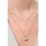 Fashion, accesorii si bijuterii - Femei - Bijuterii femei - Coliere femei - Set coliere Heliophilia, alamă, auriu, 511AUR1613 - Infinity.ro