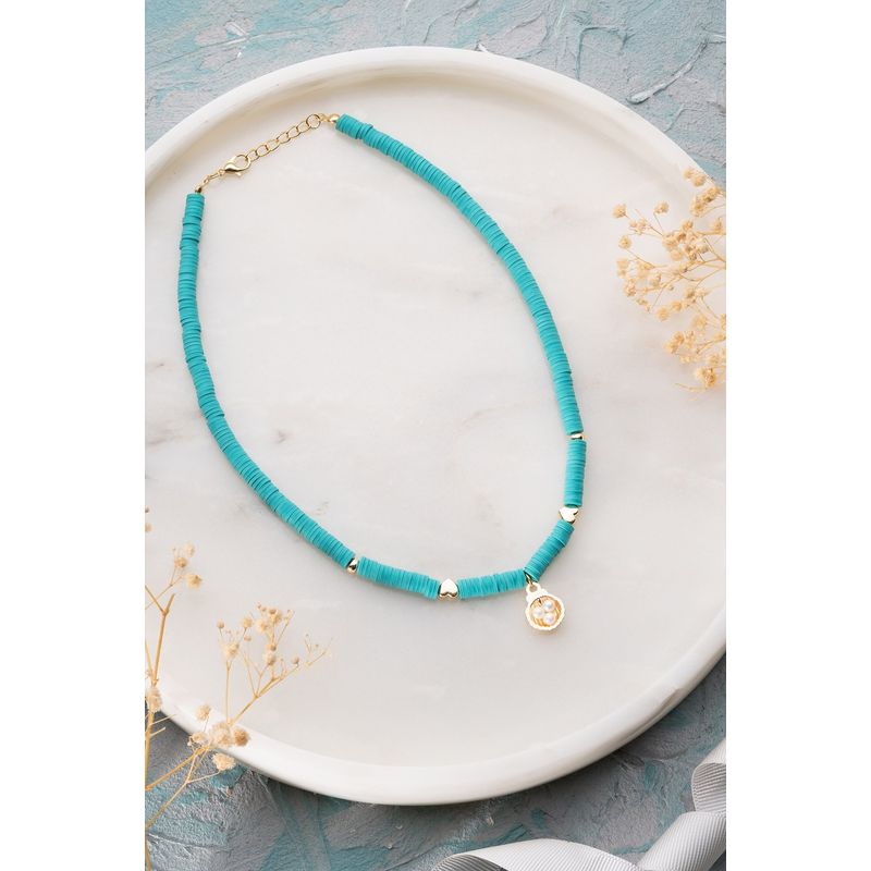 Fashion, accesorii si bijuterii - Femei - Bijuterii femei - Coliere femei - Colier Heliophilia, alamă, multicolor, 911VRN1113 - Infinity.ro