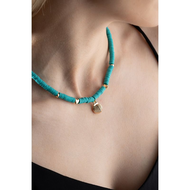 Fashion, accesorii si bijuterii - Femei - Bijuterii femei - Coliere femei - Colier Heliophilia, alamă, multicolor, 911VRN1113 - Infinity.ro