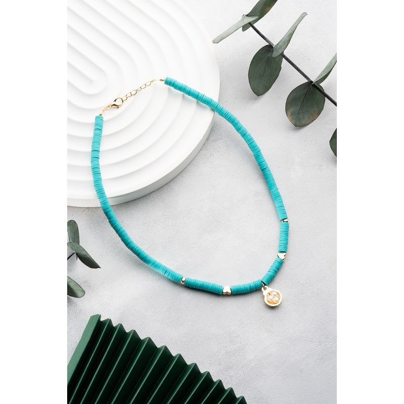 Fashion, accesorii si bijuterii - Femei - Bijuterii femei - Coliere femei - Colier Heliophilia, alamă, multicolor, 911VRN1113 - Infinity.ro