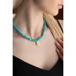 Fashion, accesorii si bijuterii - Femei - Bijuterii femei - Coliere femei - Colier Heliophilia, alamă, multicolor, 911VRN1113 - Infinity.ro