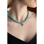Fashion, accesorii si bijuterii - Femei - Bijuterii femei - Coliere femei - Colier Heliophilia, alamă, multicolor, 911VRN1113 - Infinity.ro