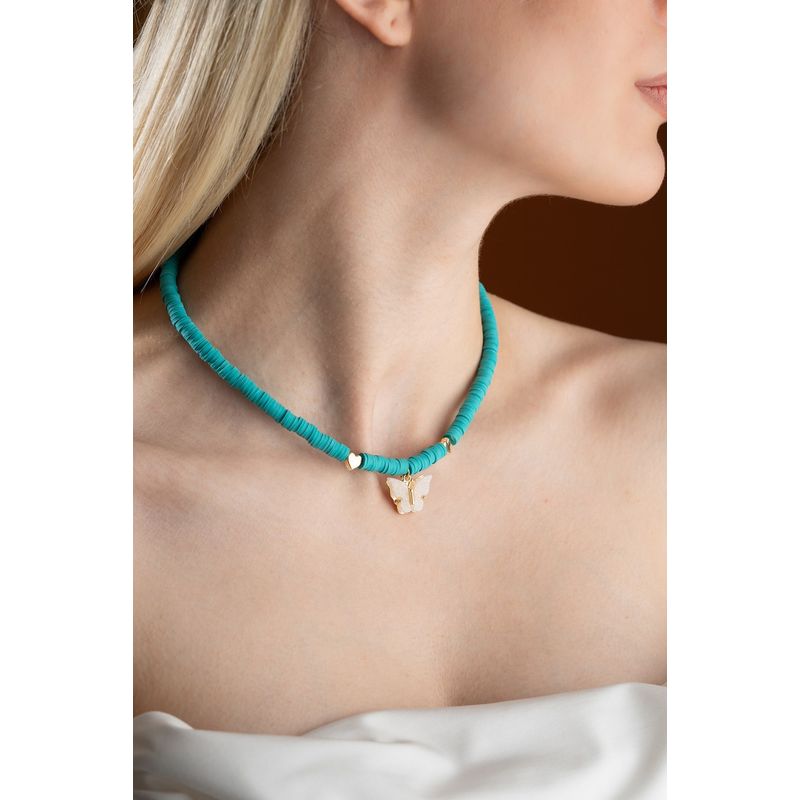 Fashion, accesorii si bijuterii - Femei - Bijuterii femei - Coliere femei - Colier Heliophilia, alamă, multicolor, 911VRN1115 - Infinity.ro