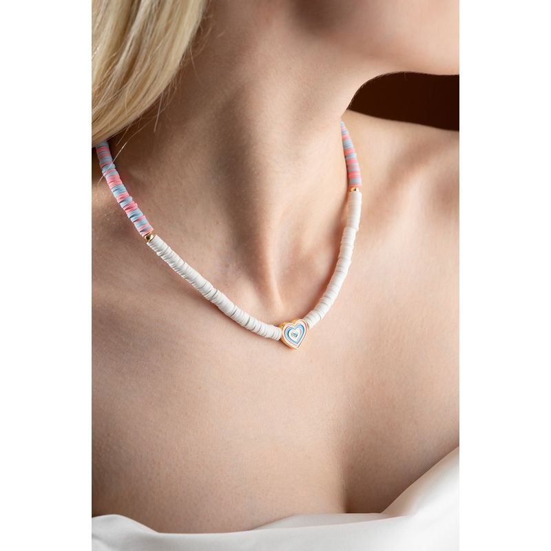 Fashion, accesorii si bijuterii - Femei - Bijuterii femei - Coliere femei - Colier Heliophilia, alamă, multicolor, 911VRN1107 - Infinity.ro